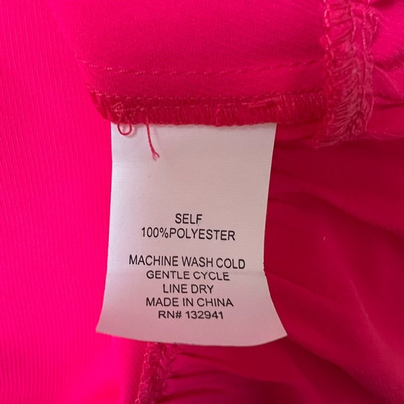 Amanda Uprichard Pink Rosen V-Neck Minidress. Size M - Picture 7 of 7